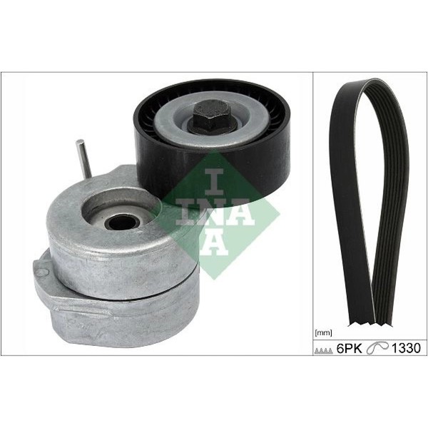 Ina 529 0347 10 Keilrippenriemensatz FüR Opel Meriva Corsa Van S07 S10-image