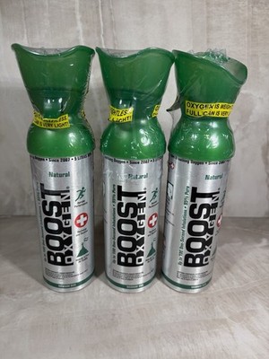 Boost Oxygen 5 Liter 3 Bottles New Sealed