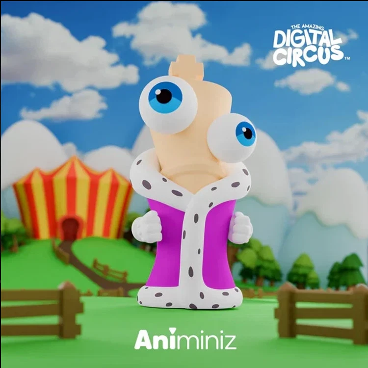 Boneco Kinger The Amazing Digital Circus Animiniz série personagens principais - Imagem 2 de 4
