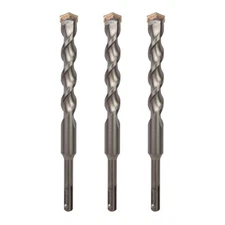 3-Pack 3/4 Inch x 8 SDS Plus Rotary Hammer Drill Bits, Carbide x 8 