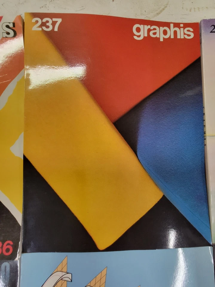 Lot 9 GRAPHIS MAGAZINE 1980s Excellent Condition 1985-1986 Advertising Design - Bild 4 von 4