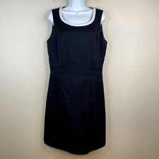 Vintage Minimalist Shift Dress Womens 10 Old Money ICONIC Career Professional 