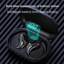 Bluetooth 5.4 Ear Hook Headphones TWS Wireless Earphones HiFi Stereo Waterproof