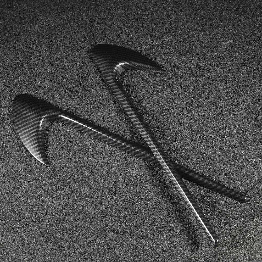 Car Fender Stickers Decor Carbon Fiber For CES CLS Class W205 W213