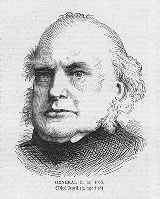 General Charles Richard Fox - Antiker Druck 1873