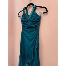 Vintage Y2K Beaded Halter Mermaid Babydoll Sequin Dress - Size S