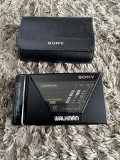 Sony Walkman WM-F550C Cassette Player with Radio, Junk, Includes Accessories