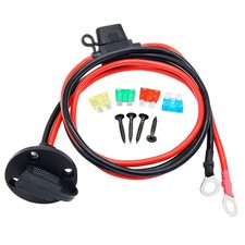 2 Feet 10 AWG SAE Power Socket Sidewall Port ...