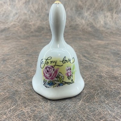 Vintage Porcelain  To My Love  Bell