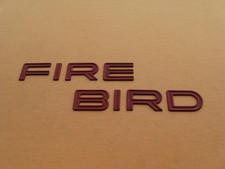 93 94 95 96 97 Pontiac Firebird Side Door 1 Emblem Logo Badge Sign Symbol A48401