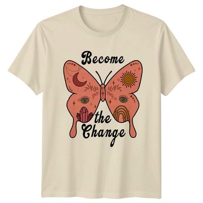 Become The Change Butterfly Celestial Graphic T-Shirt