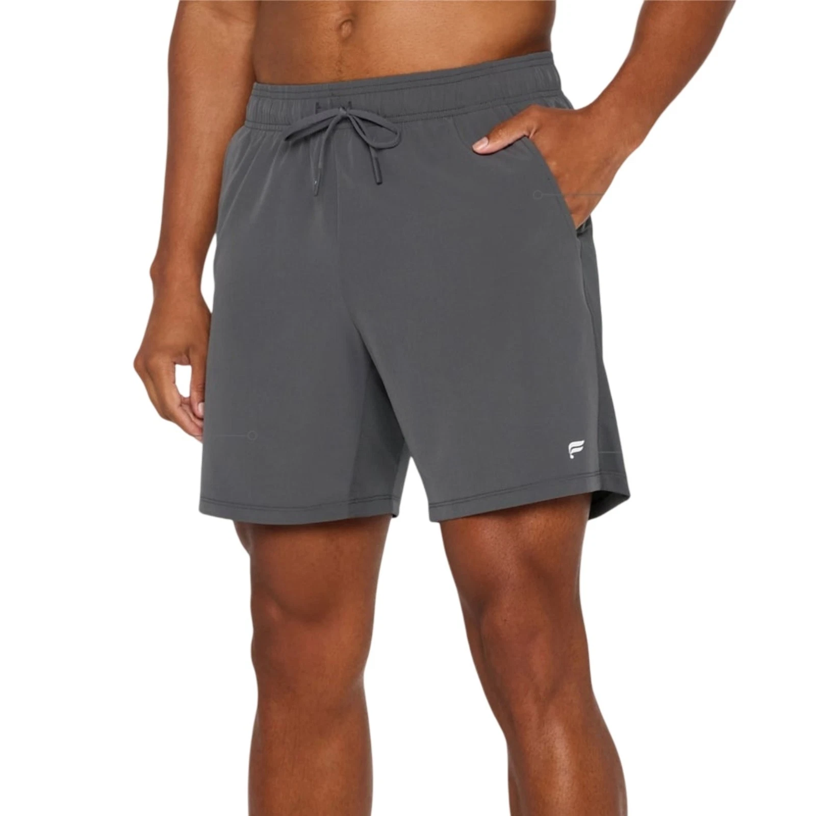 Fabletics Men's O2 Infinite Run Shorts Size Medium Onyx NWT