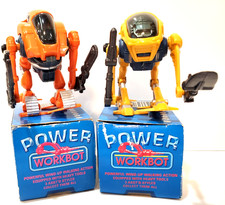 Vintage Workbot Robot Windups New-Ray Novelty