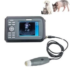 Portable Animal Veterinary Ultrasound Scanner System Machine 3.5MHZ Probe Case