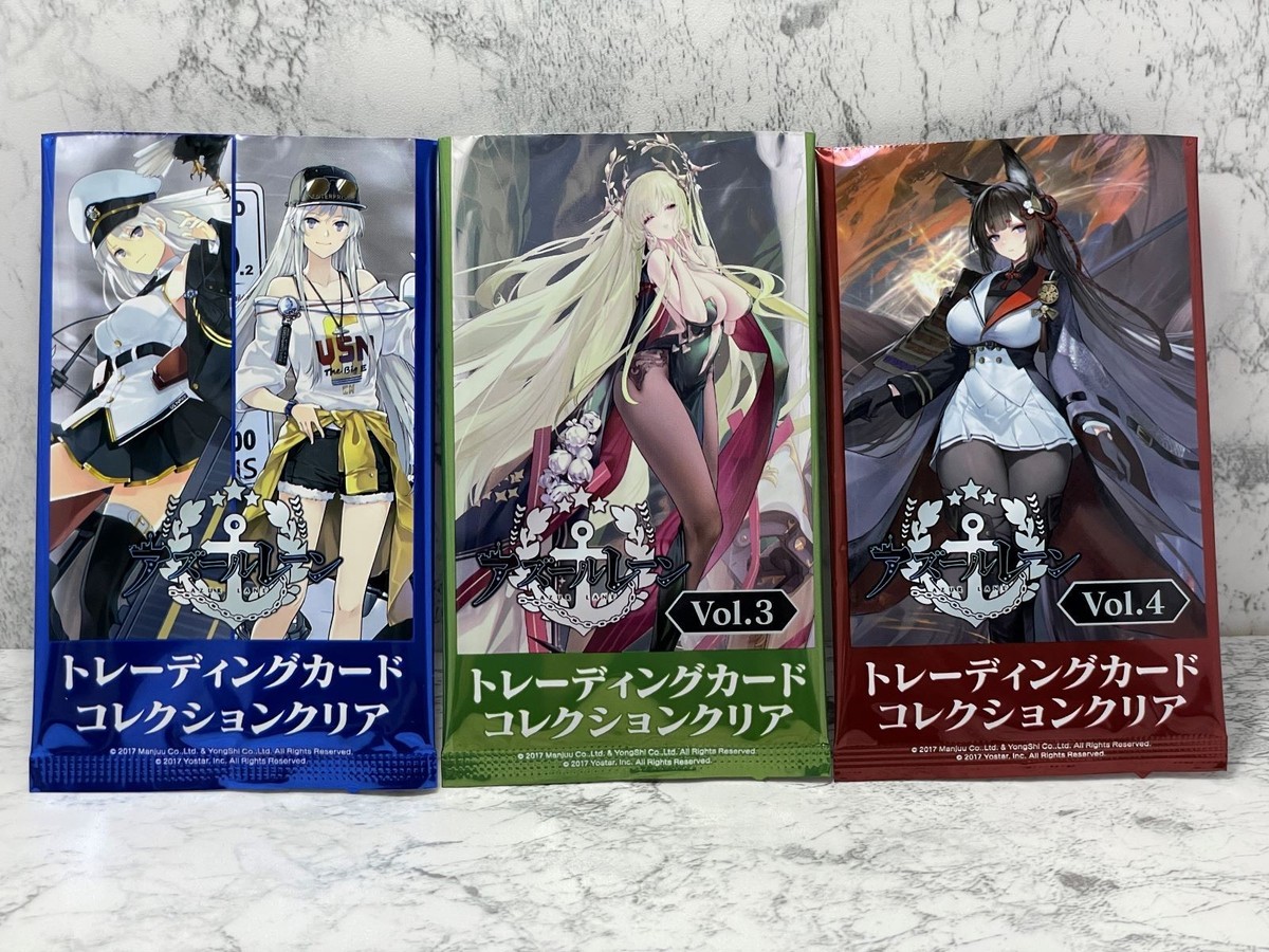 tokiiro様オーダーページ Azur Lane Trading Card Collection Clear Vol.1 ,3 ,4 Bushiroad Made