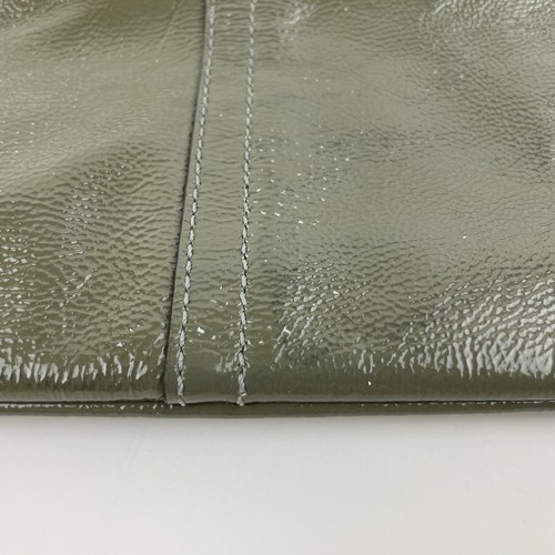 Coach Lackleder Clutch F13269 Wristlet Pouch Geldbörse Tasche Moos Salbeigrün - Bild 5 von 14