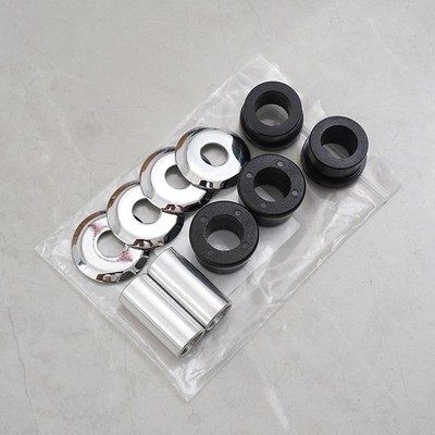 Motorcycle Handlebar Riser Bushings ABS Fit For Harley Softail Dyna FXR Black