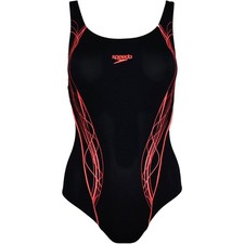 Image of Speedo Womens Panel Muscleback One Piece Swimming Costume - 30