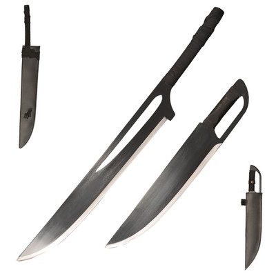 Metal Anime Sword Two Piece Set Kurosaki Ichigo's Zangetsu Twin Swords