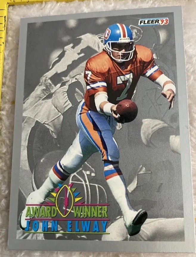 John Elway 1993 Fleer Award Winner Broncos #237