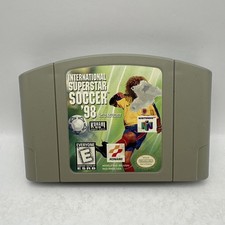 International Superstar Soccer '98 Nintendo 64 N64 Game Cartridge KONAMI