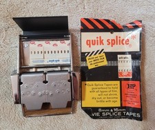 Vintage HP Hudson Quick Splice Butt Splicer  HP quik splice tapes 8mm 16mm