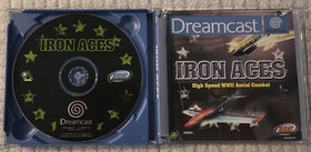 Sega Dreamcast Iron Aces 2001 PAL Game Disc, Manual Case