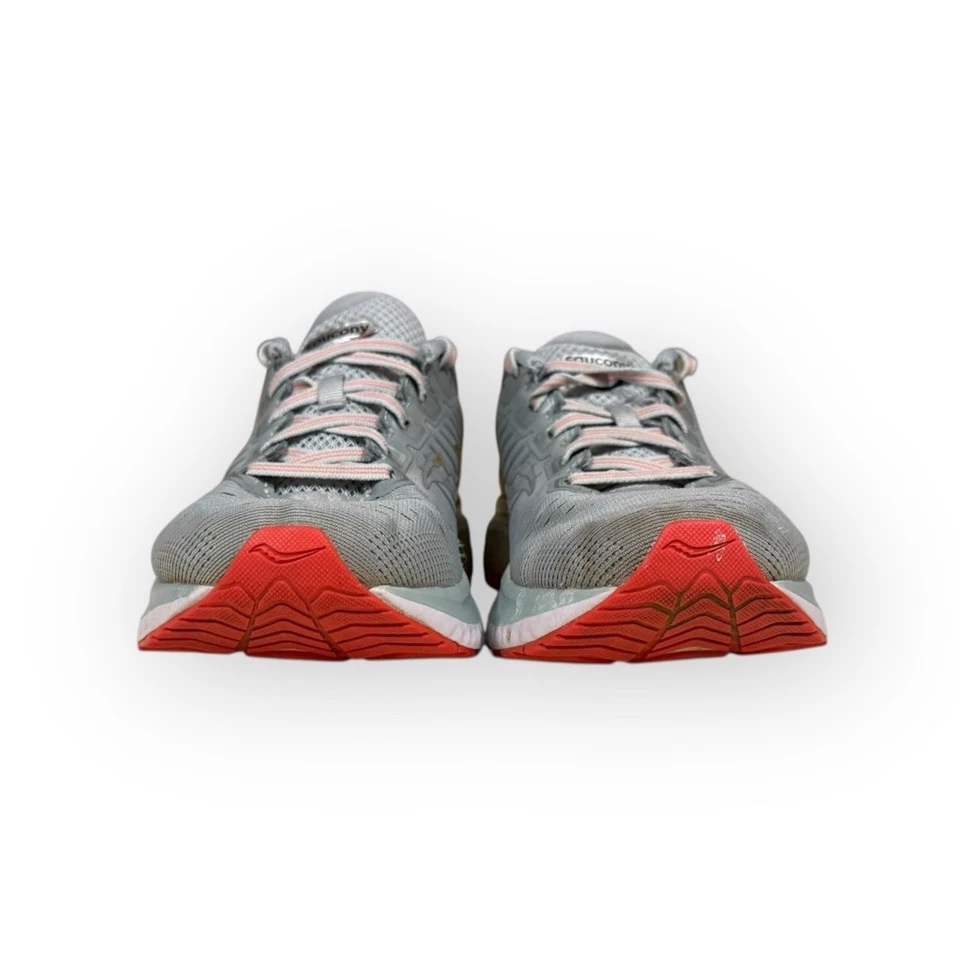 Zapatos para correr Saucony Guide 13 gris/coral para mujer PWRUN cómodos talla 7,5 Foto 3 de 4