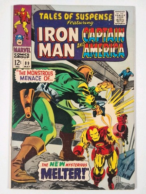 #ad Tales Of Suspense #89 Higher Grade Captain America Iron Man Gene Colan Art 1967 $52.99