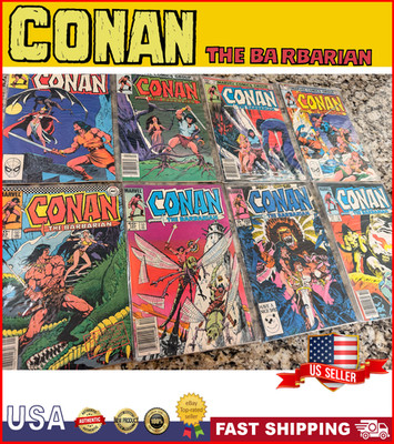 Vintage Conan the Barbarian Comic Lot (12 Issues) Marvel 1978-1984 - Near Mint