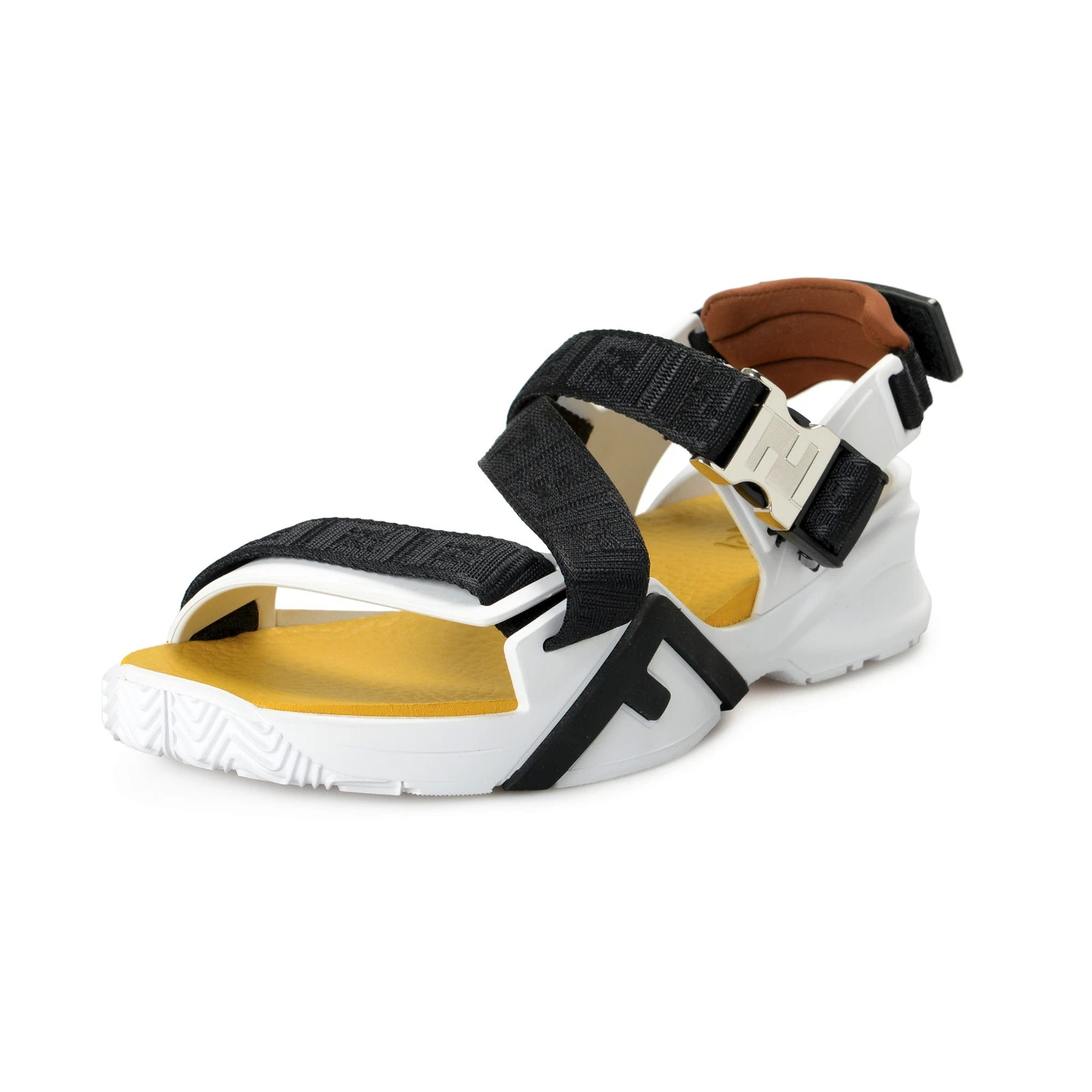 Fendi — Fendi Men's "FLOW" Strappy Leather Sandals Shoes