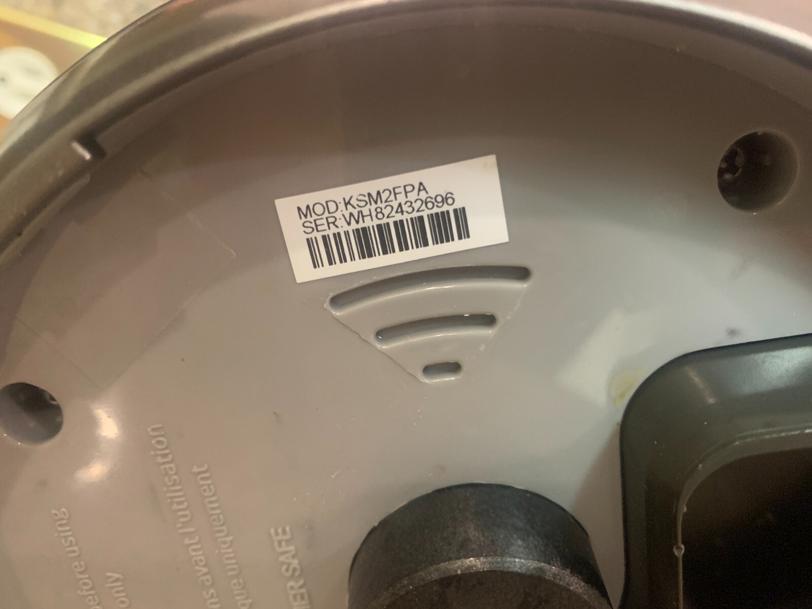 KitchenAid Silver Food Processor KSM2FPA Attachment for Stand Mixer