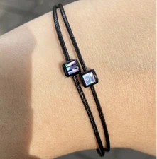 Black String Adjustable waterproof EVERYDAY simple fashion oriental bracelet
