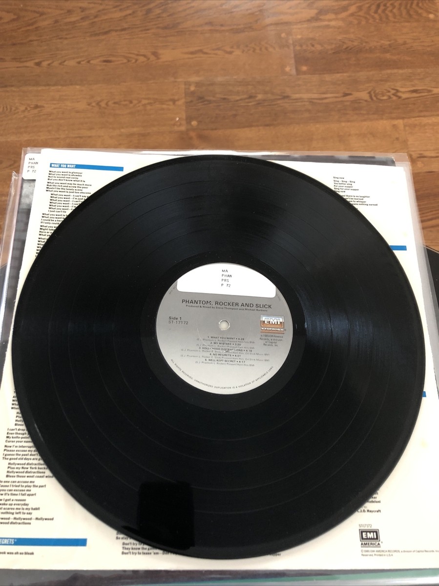 Phantom Rocker & Slick LPレコード Mint- Phantom Rocker & Slick EMI Records Stereo LP | eBay