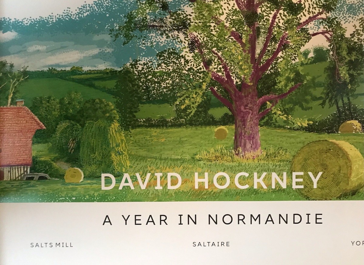 ポスター デビット ホックニー A Year in Normandie Trees David
