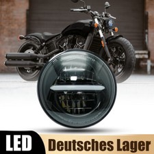 E24 5,75" LED Scheinwerfer DRL Hi/Lo Strahl Für Harley-Davidson Indian Triumph