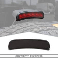 For 2021-2024 Ford Bronco Smoked Black Third Brake Tail Light Lamp Cover Trim 1P