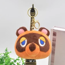 10cm Animal Crossing Tom Nook Plush Doll Toy For Bag Pendant Plushie Keychain
