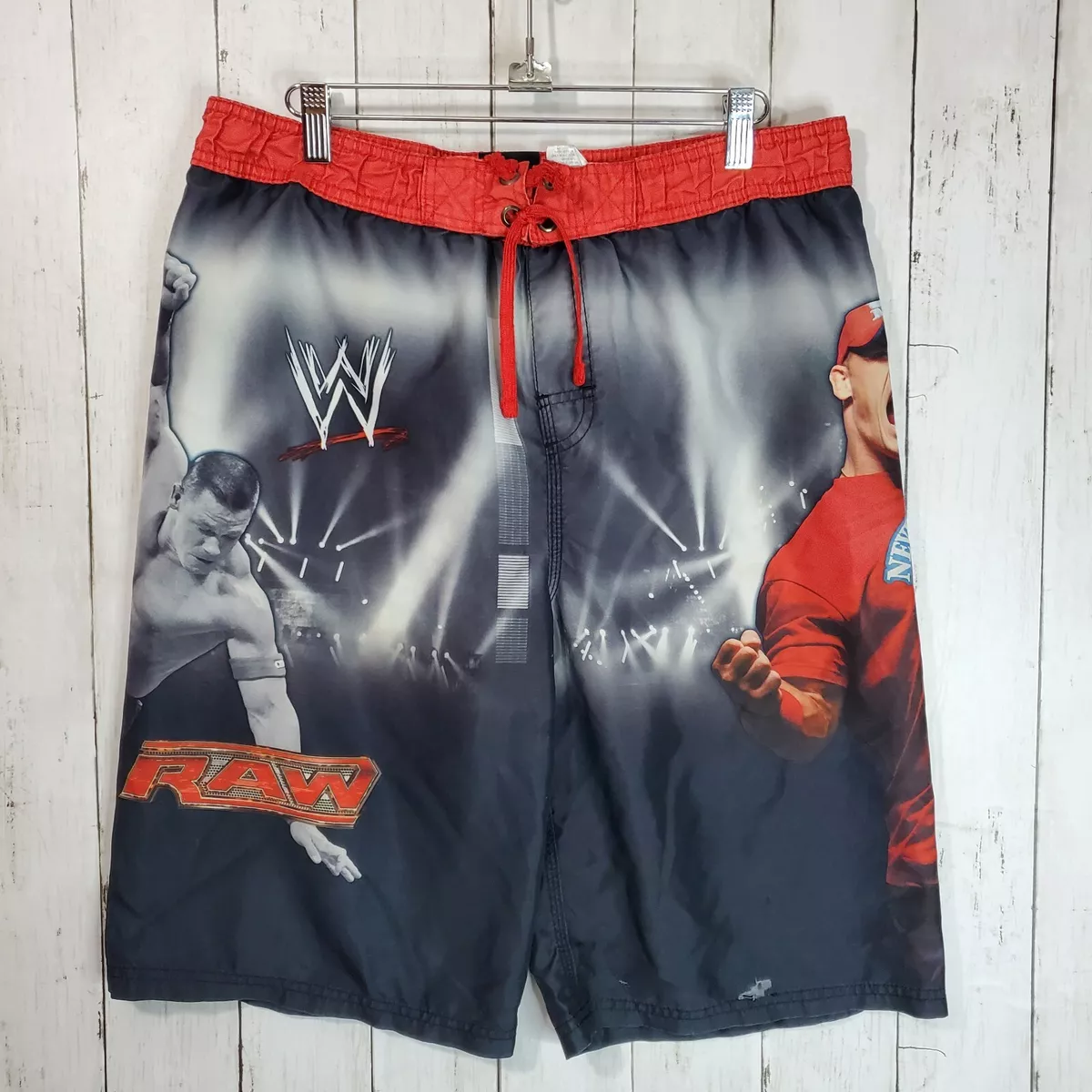 Plus size shop mesh swim shorts