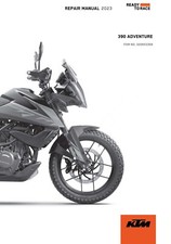 KTM Service Workshop Shop Manual Repair Book 2023 390 ADVENTURE B.D. JP