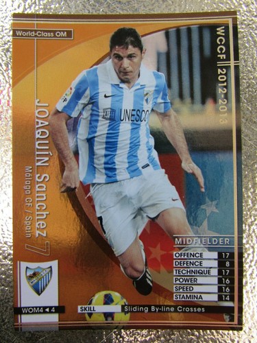 MALAGA WCCF SOCCER CARDS SPAIN LA LIGA ISCO (REAL MADRID), JOAQUIN SANCHEZ - Picture 3 of 3