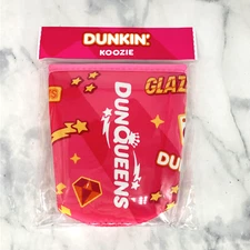 Super Bowl Limited Edition Dunkin DunQueens Cup Koozie **FREE GIFT W/PURCHASE**