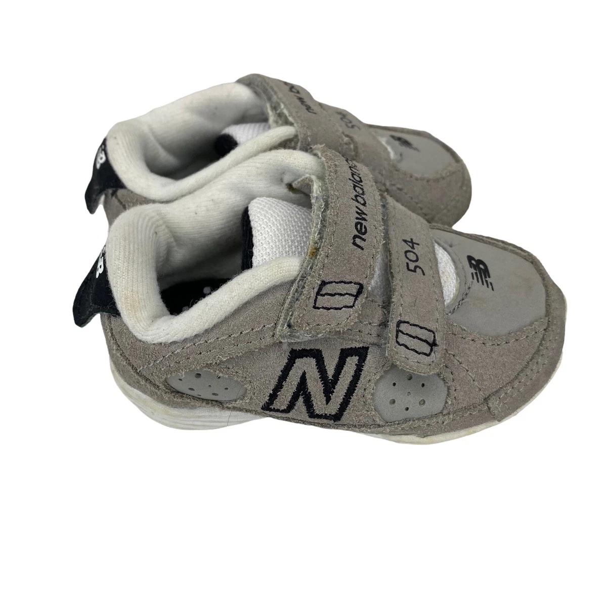 overdrive tempereret butiksindehaveren New Balance 504 Shoes Baby Size 3US Grey KV504GSI Sneakers Toddler 2.5UK  18.5EUR | eBay