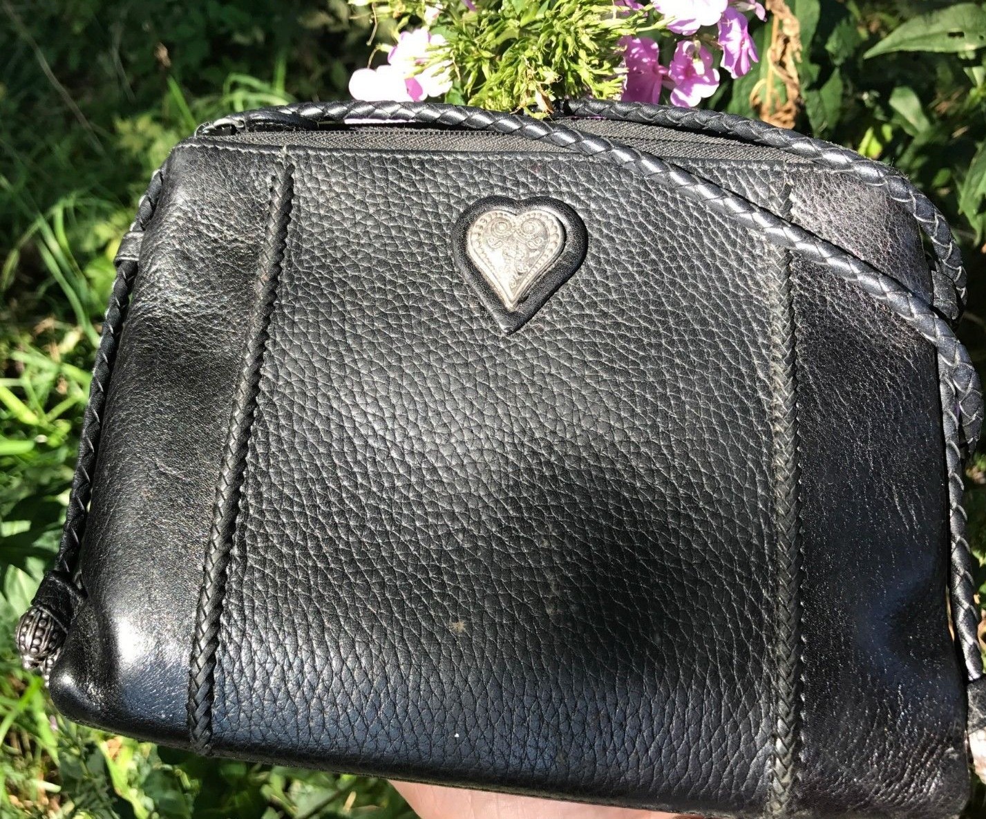 PONY Borsa a tracolla BRIGHTON CUORE romantica vittoriana doppia cerniera superiore *