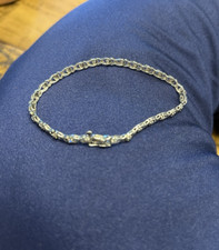 10K Yellow Gold Diamond Tennis Bracelet