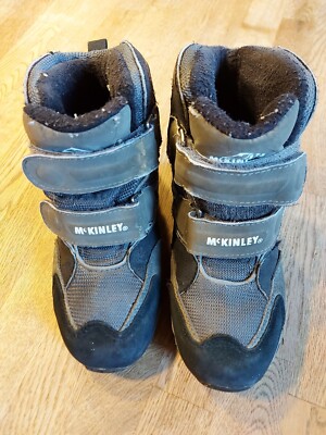 Mc KINLEY  Boots mit Klettverschluss- grau Aquamax  - Gr. 33