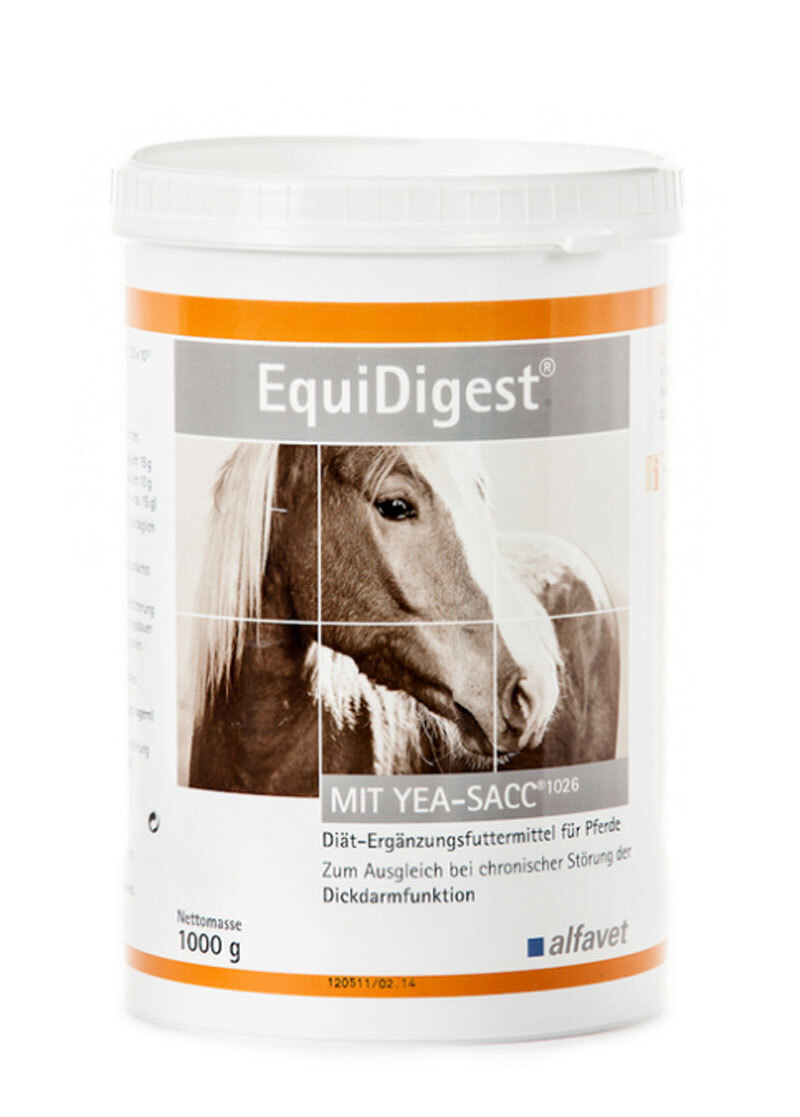Alfavet EquiDigest 1 kg Pferde | Darmfunktion | Verdauung | Dickdarmbakterien