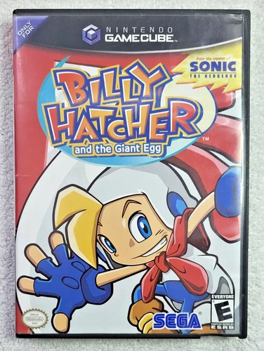 Billy Hatcher and the Giant Egg Nintendo GameCube Complete CIB Black Label