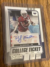 2021 CONTENDERS DRAFT RC AUTO BJ EMMONS #268 FLORIDA ATLANTIC OWLS SEAHAWKS