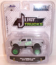 2018 Jada Toys Approx 150 Just Trucks Wave 20 2011 Ford F-150 Svt Raptor